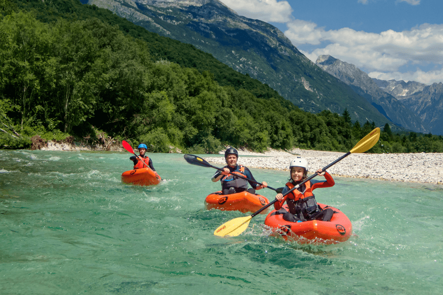 初心者や子供にお優しいパックラフト